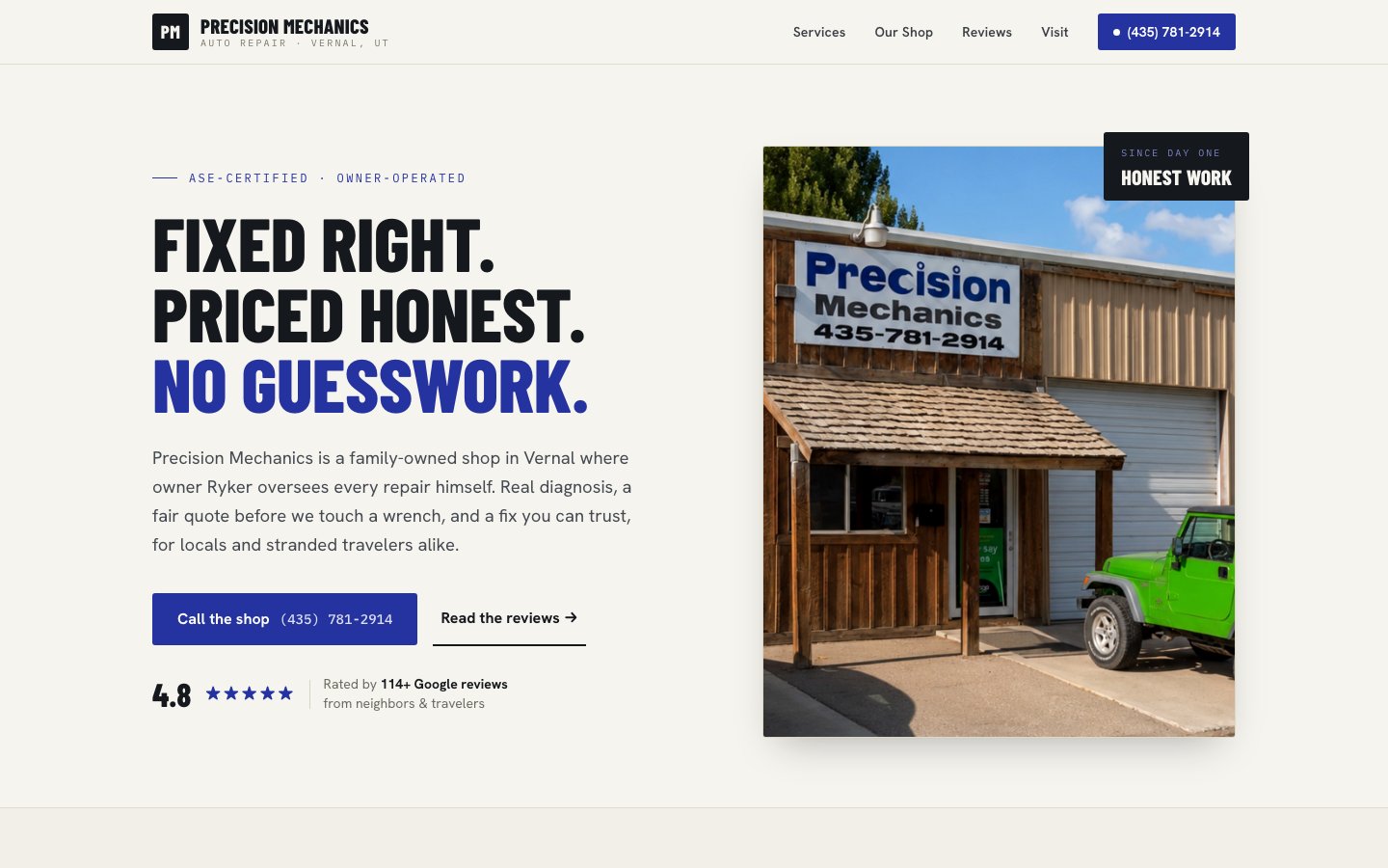 Precision Mechanics